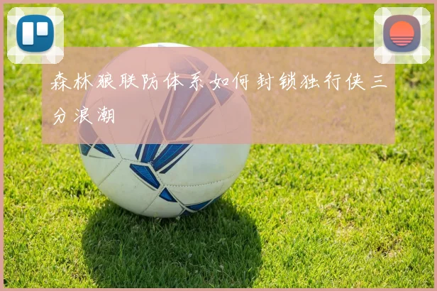 森林狼联防体系如何封锁独行侠三分浪潮